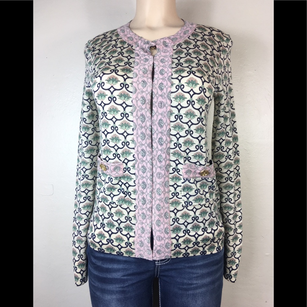 Tory Burch cardigan 100% wool size small